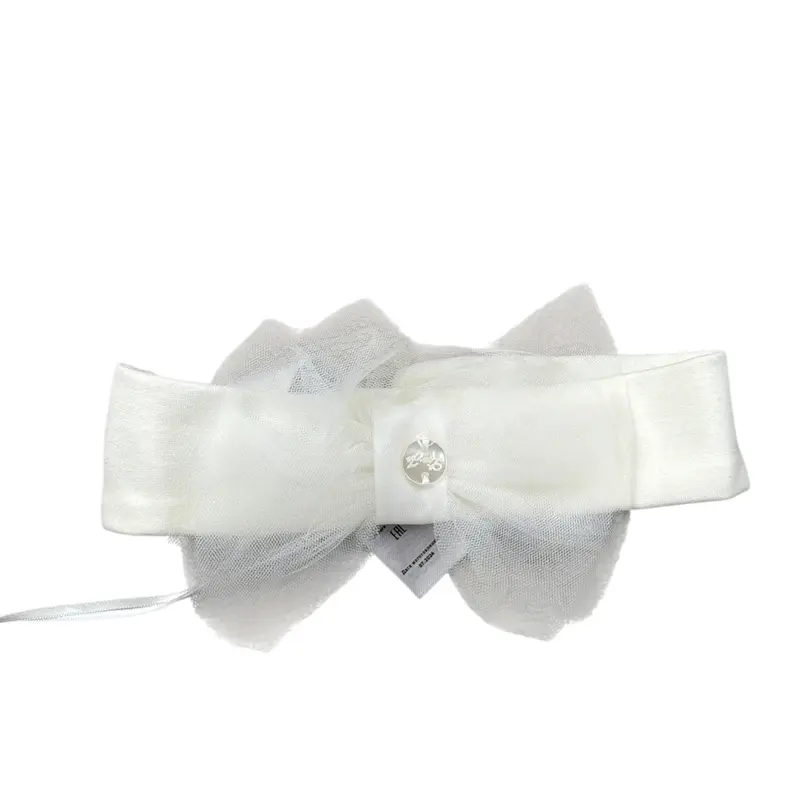 Liu Jo Fascia Capelli tinta unita Xon Tulle Bianco per Neonata
