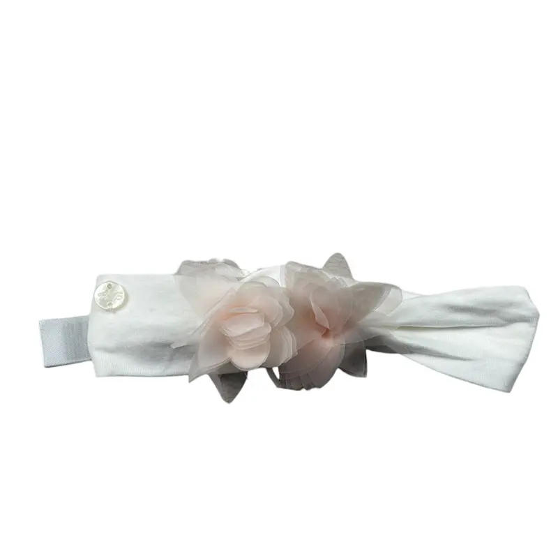 Liu Jo Fascia Capelli tinta unita Xon Tulle Panna per Neonata