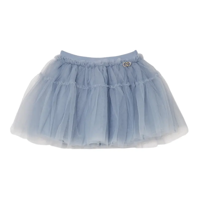 Liu Jo Gonna tinta unita con Tulle Azzurro per Neonata