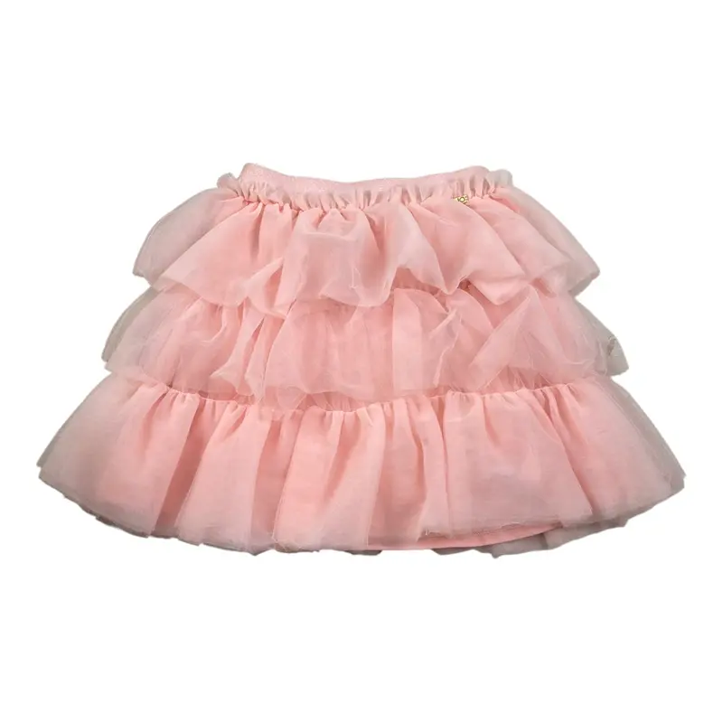 Liu Jo Gonna tinta unita con Tulle Rosa per Bambina