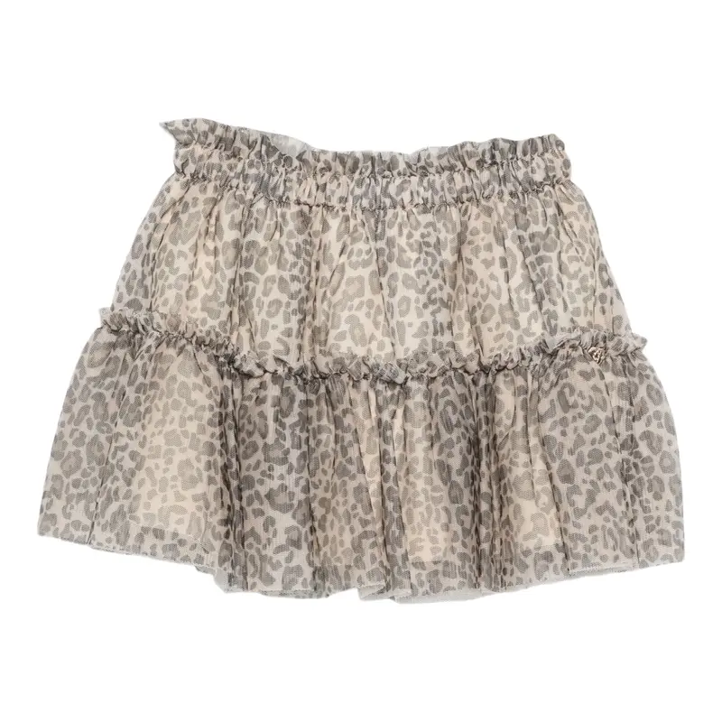 Liu Jo Gonna tinta unita Fantasia Maculata Beige per Bambina