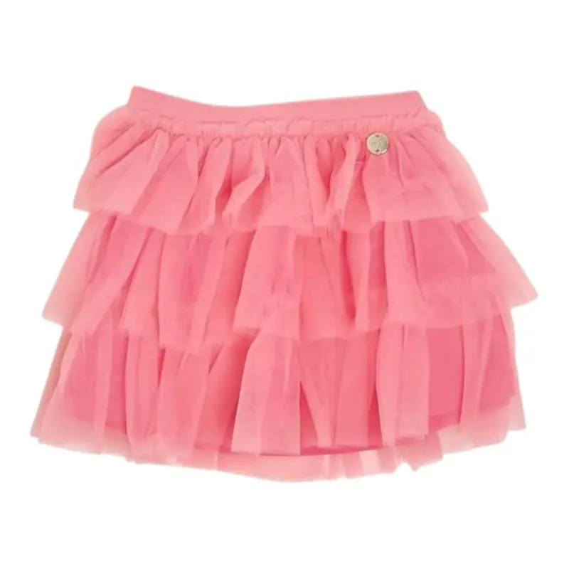 Liu Jo Gonna tinta unita In Tulle Rosa per Neonata