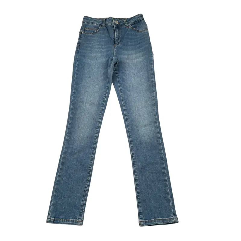 Liu Jo Jeans tinta unita con Girovita Regolabile Azzurro per Bambina