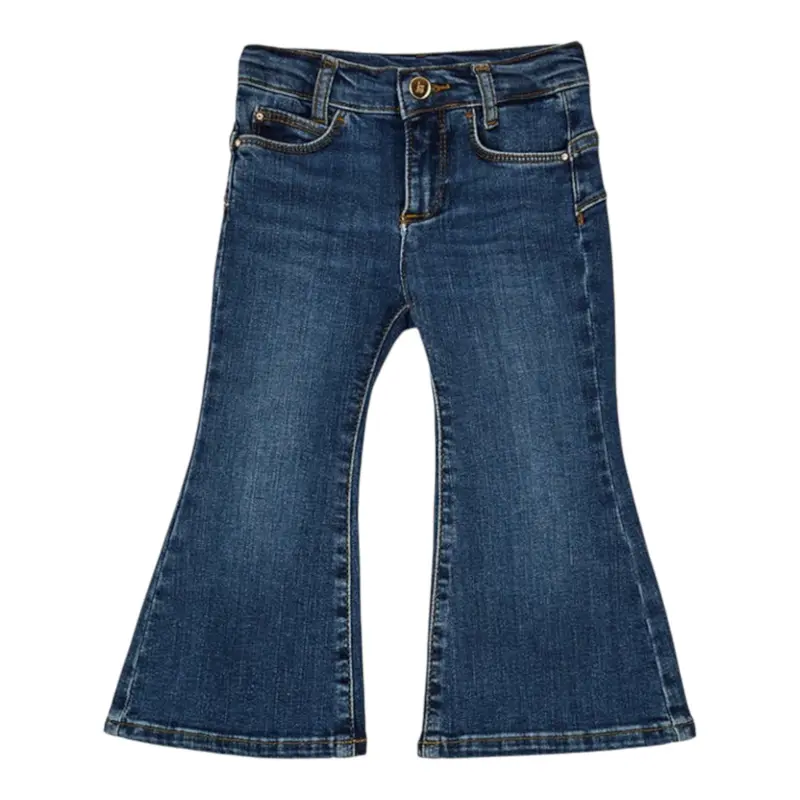 Liu Jo Jeans tinta unita Modello A Zampa Blu per Bambina