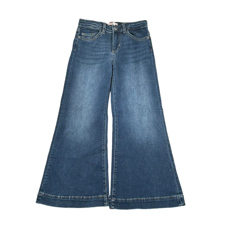 Liu Jo Jeans tinta unita Modello A Zampa Blu per Bambina