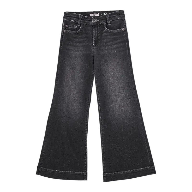 Liu Jo Jeans tinta unita Modello A Zampa Nero per Bambina