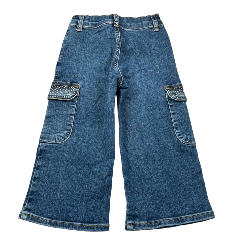 Liu Jo Jeans tinta unita Modello Palazzo Blu per Bambina