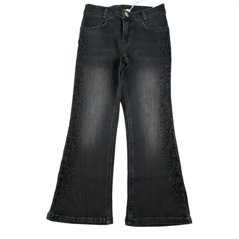 Liu Jo Jeans tinta unita Modello Zampa Nero per Bambina