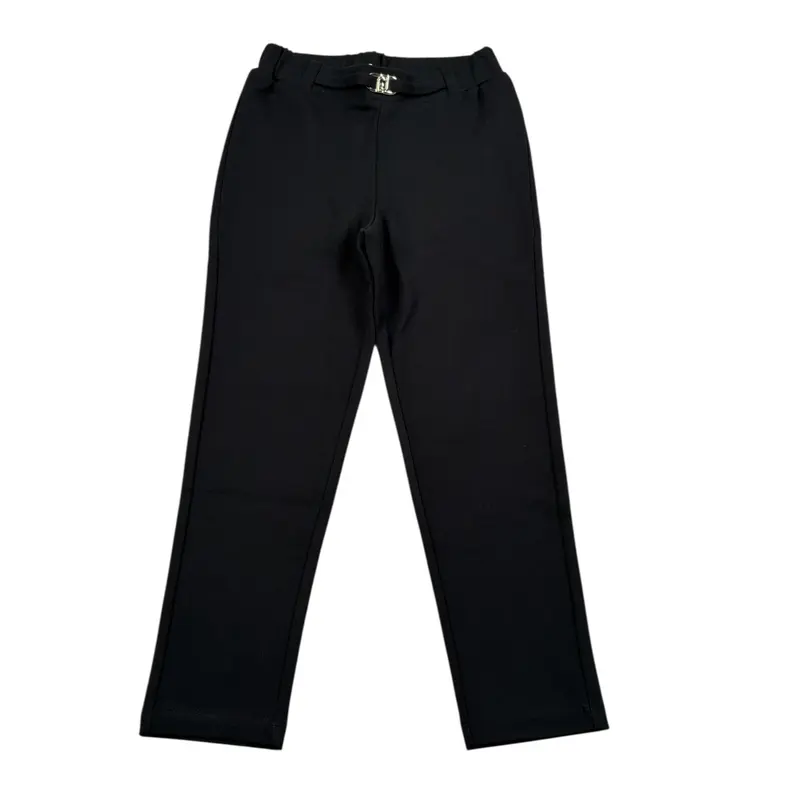 Liu Jo Leggins tinta unita Nero per Bambina