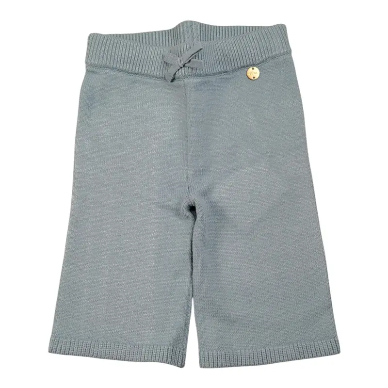 Liu Jo Pantalone tinta unita con Elastico In Vita Azzurro per Neonata