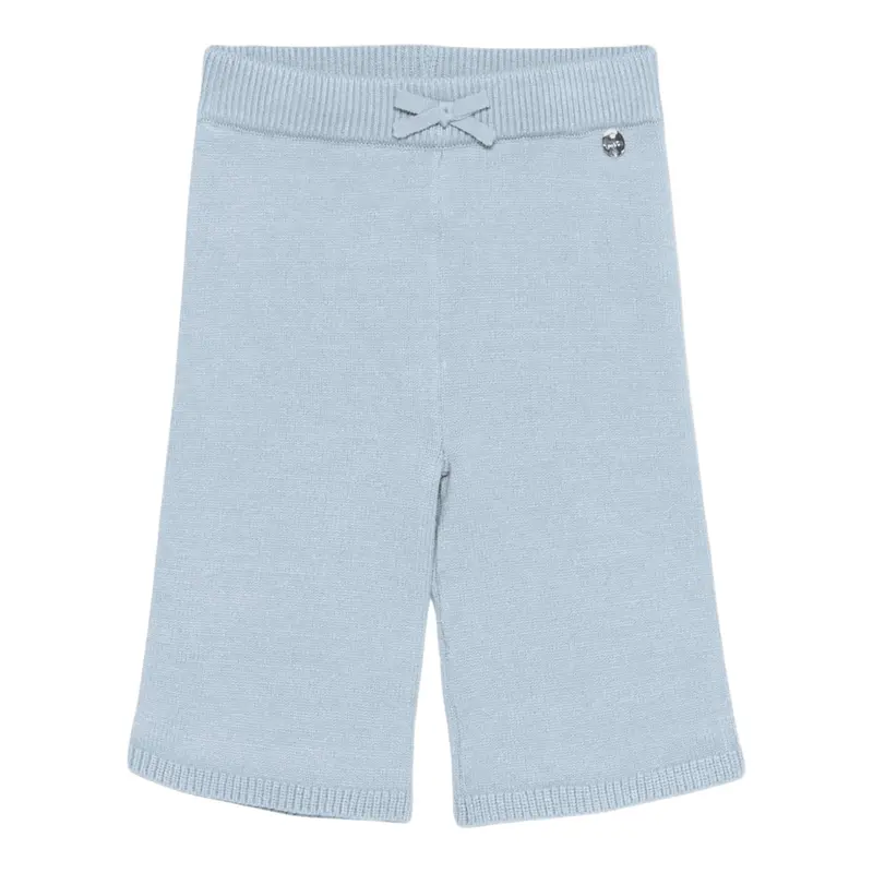 Liu Jo Pantalone tinta unita con Elastico In Vita Azzurro per Neonata