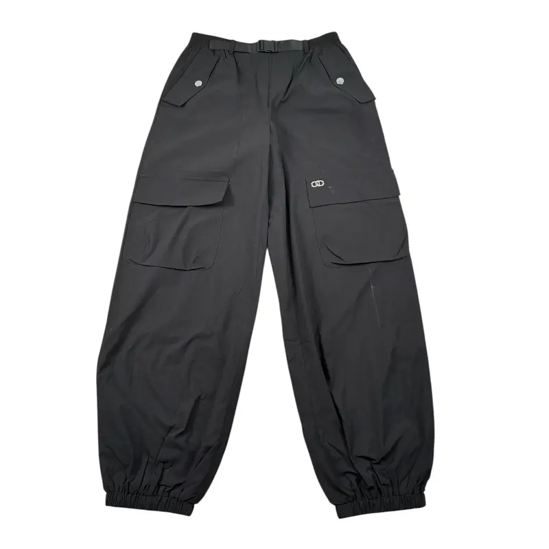 Liu Jo Pantalone tinta unita con Elastico In Vita Nero per Bambina