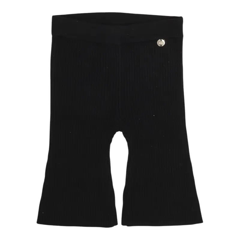 Liu Jo Pantalone tinta unita con Elastico In Vita Nero per Neonata