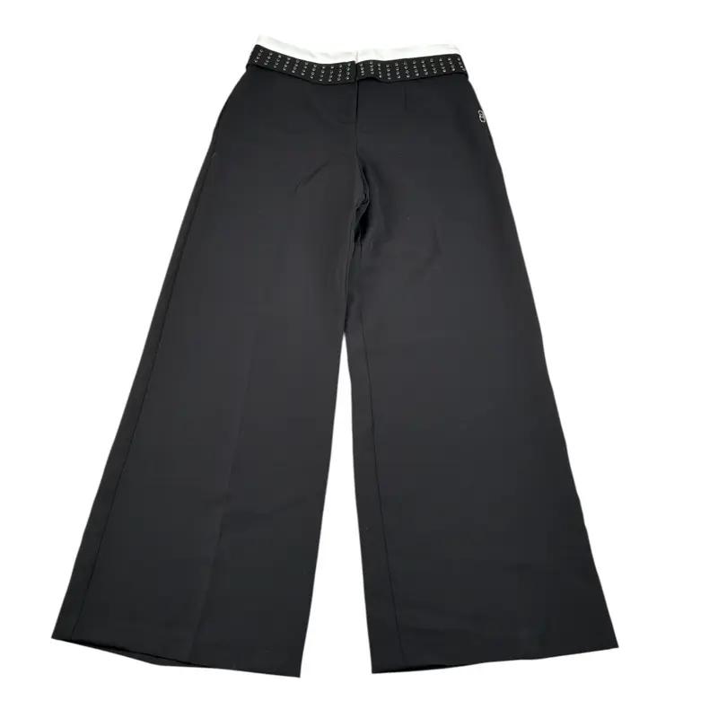 Liu Jo Pantalone tinta unita Modello Palazzo Nero per Bambina