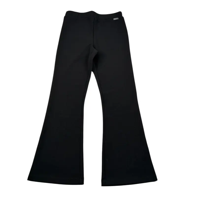 Liu Jo Pantalone tinta unita Modello Zampa Nero per Bambina