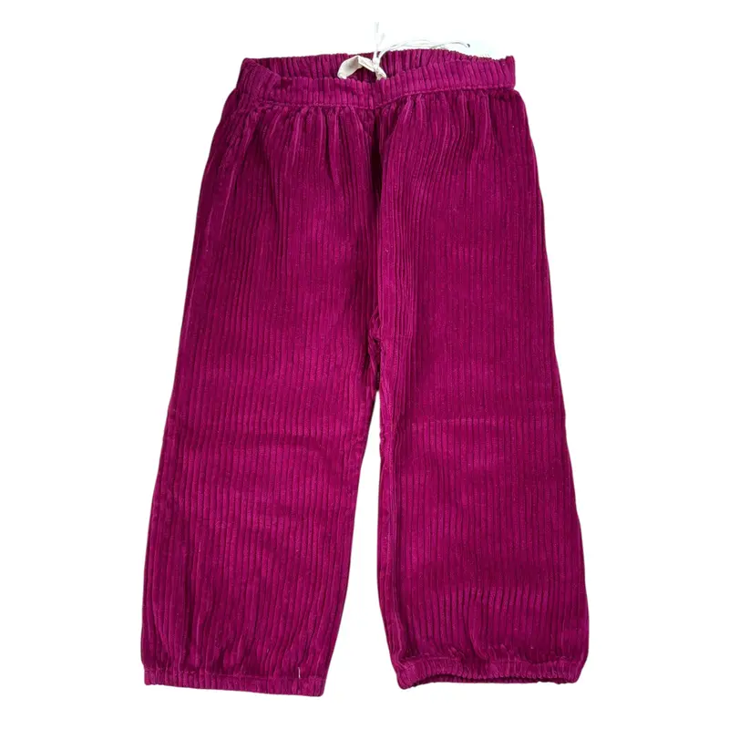 Louise Misha Pantalone tinta unita con Elastico In Vita Magenta per Neonata