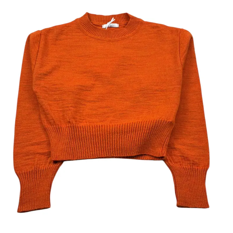 Lu Lu By Miss Grant Maglia Girocollo tinta unita Arancione per Bambina