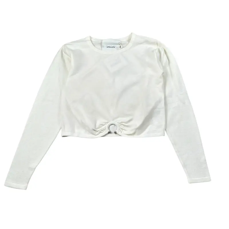 Lu Lu By Miss Grant Maglia tinta unita Bianco per Bambina
