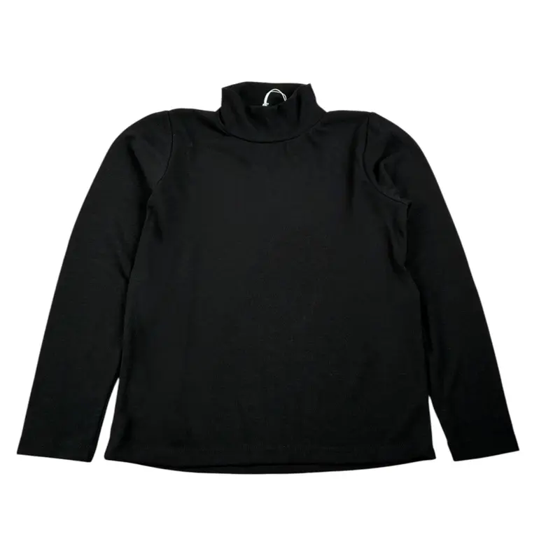 Lu Lu By Miss Grant Maglia tinta unita Mezzo Collo Nero per Bambina