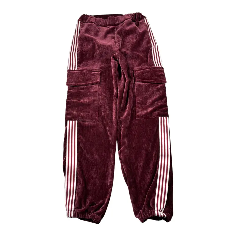 Lu Lu By Miss Grant Pantalone tinta unita In Camoscio Bordeaux per Bambina