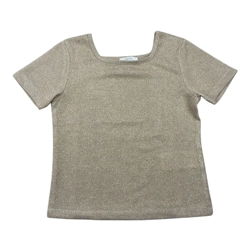 Lu Lu By Miss Grant T-Shirt tinta unita Oro per Bambina