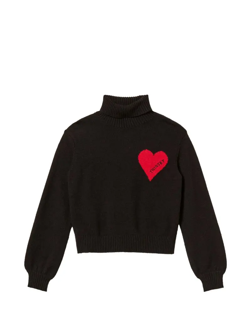 Lupetto per bambina Twinset Kids a collo alto