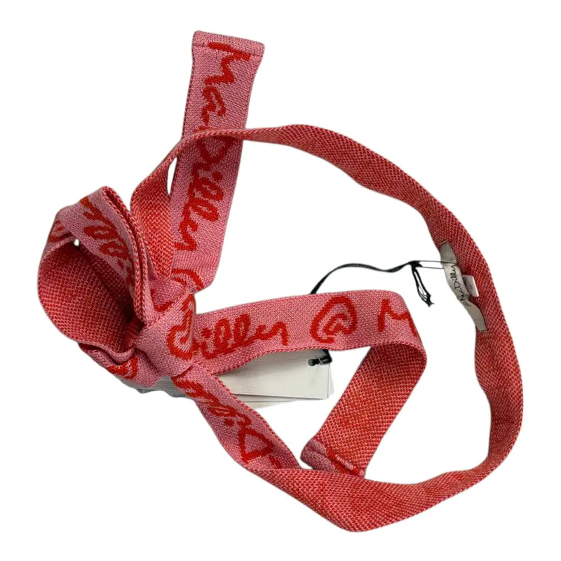 @Madilly Cintura tinta unita con Logo Rosa per Bambina