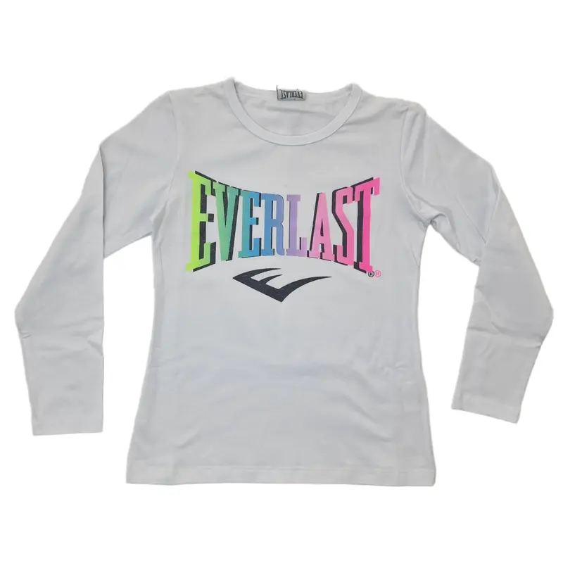 Maglia bambina con stampa everlast multi color