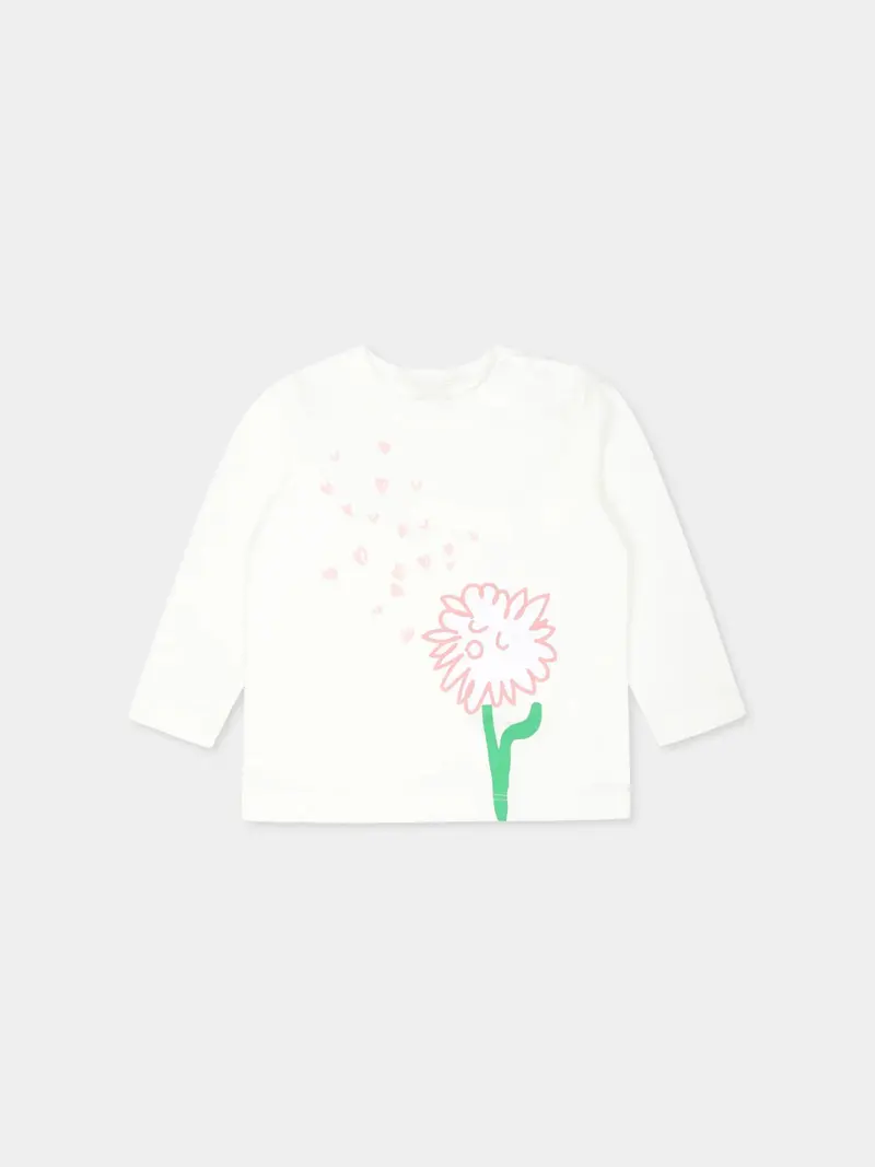 MAGLIA BIANCA CON STAMPA STELLA MCCARTNEY