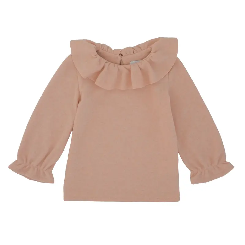 MAGLIA COTOCASHEMERE COLLO PETALO