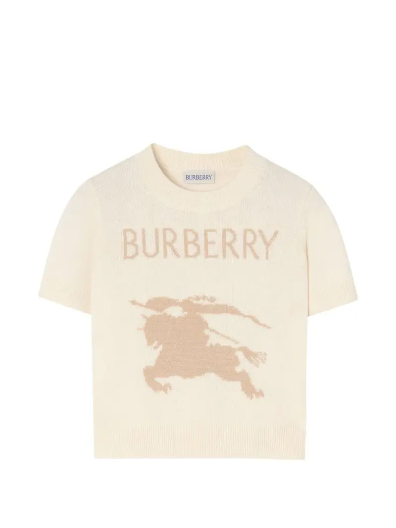 Maglia per bambina Burberry Kids con logo