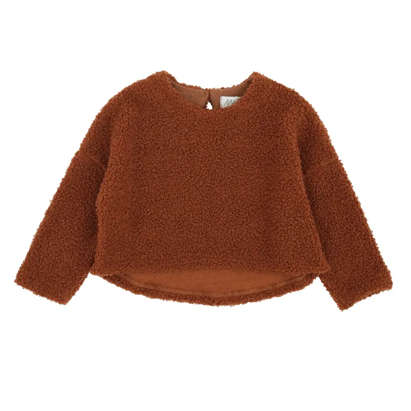 MAGLIA TEDDY FONDO STONDATO