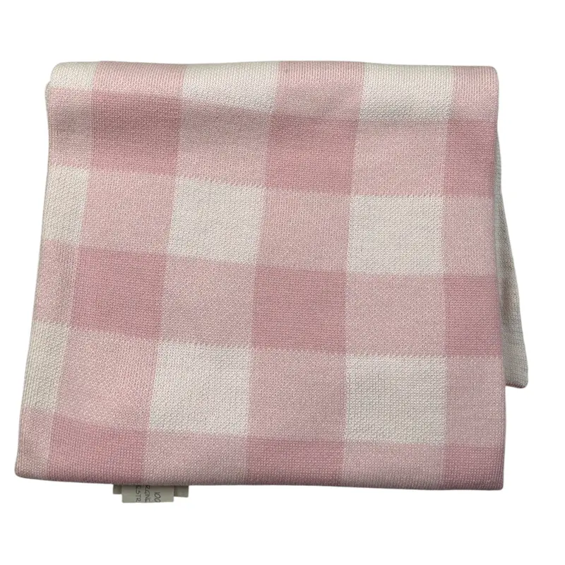 Maglifici Di Verona Coperta Bicolore con Stampa Bianco/Rosa per Neonata