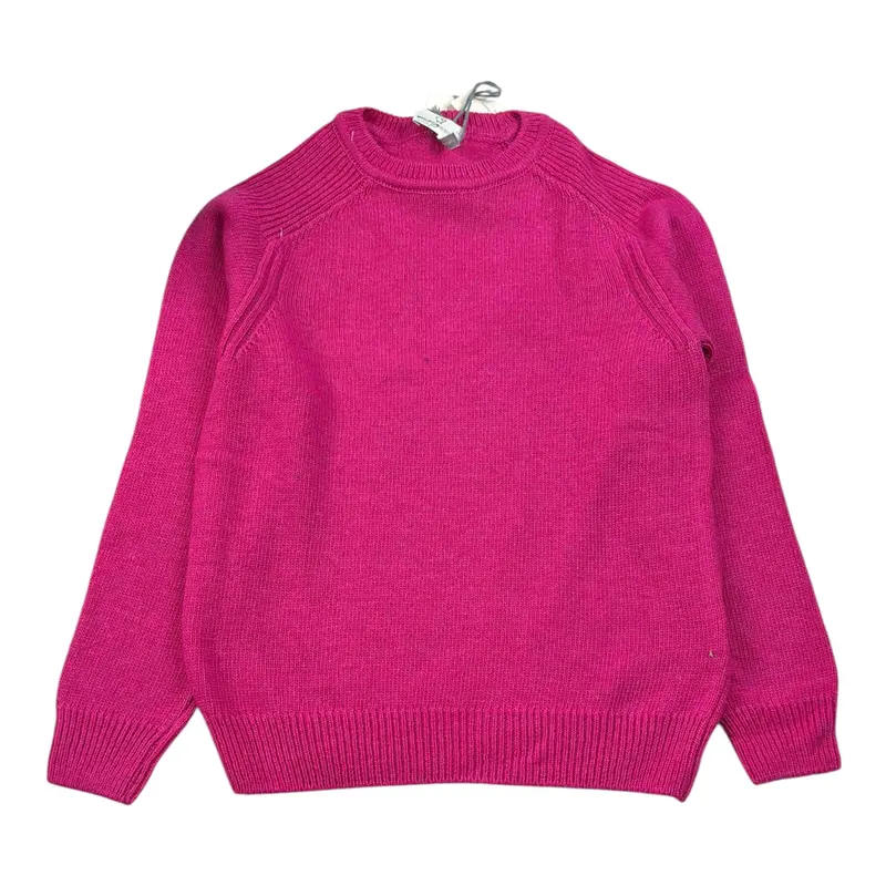 Maglifici Di Verona Maglia tinta unita Girocollo Magenta per Bambina