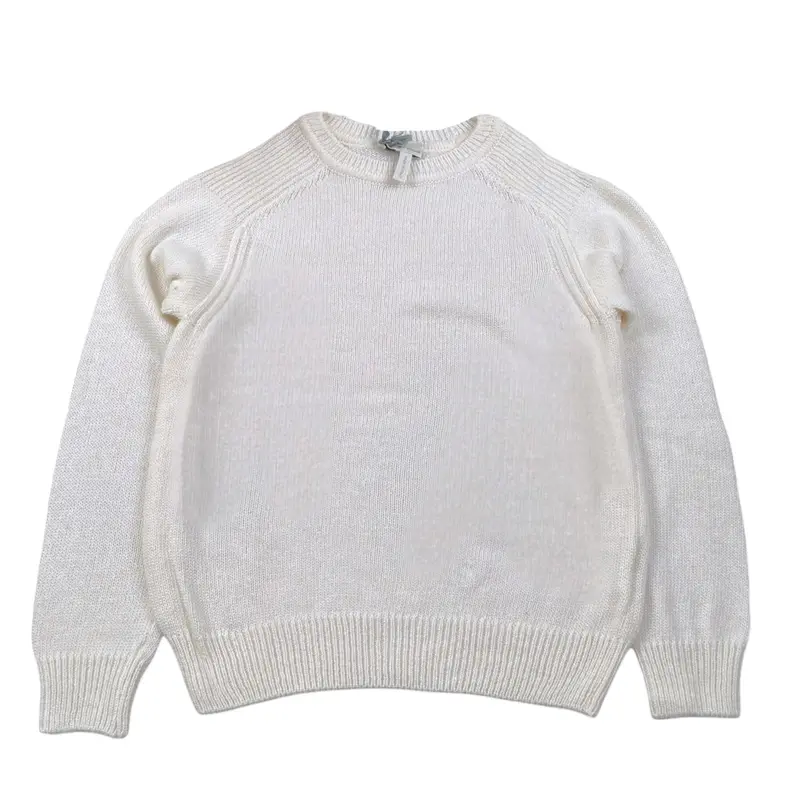 Maglifici Di Verona Maglia tinta unita Girocollo Panna per Bambina