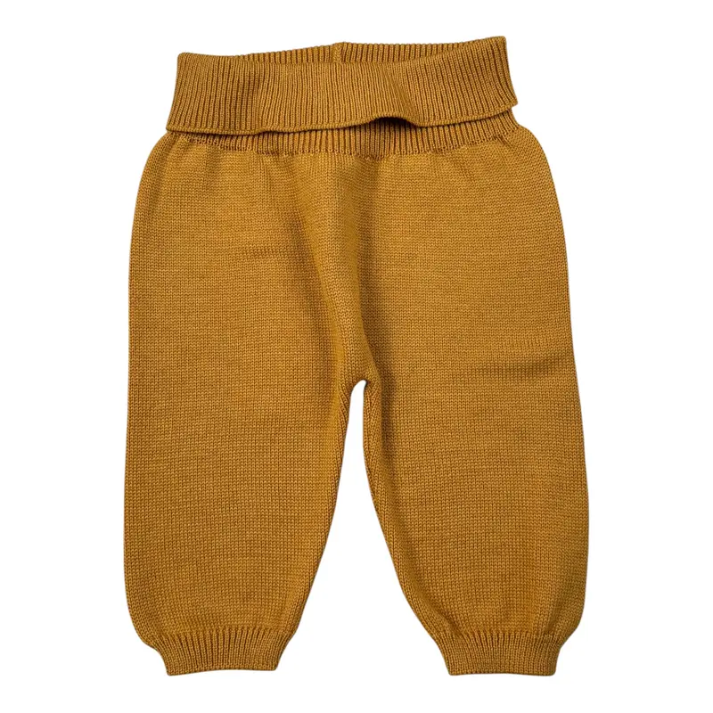 Maglifici Di Verona Pantalone tinta unita Senape per Neonata
