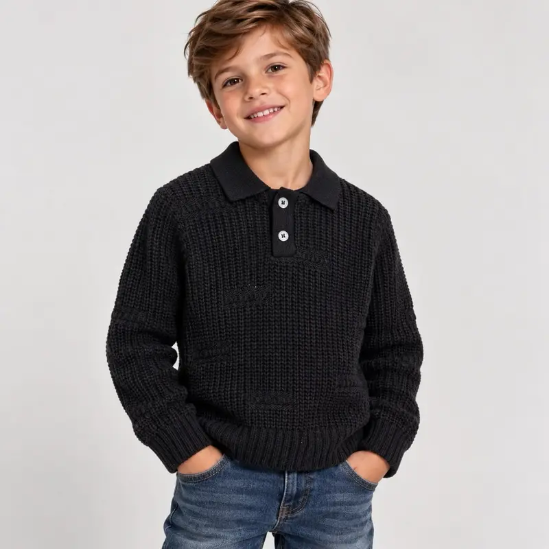 Maglione Bimbo Collo Polo - Granada
