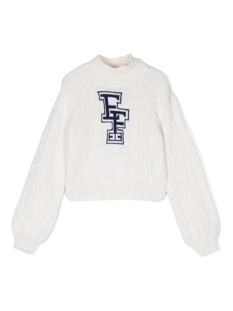 MAGLIONE BURRO/BLU ELISABETTA FRANCHI