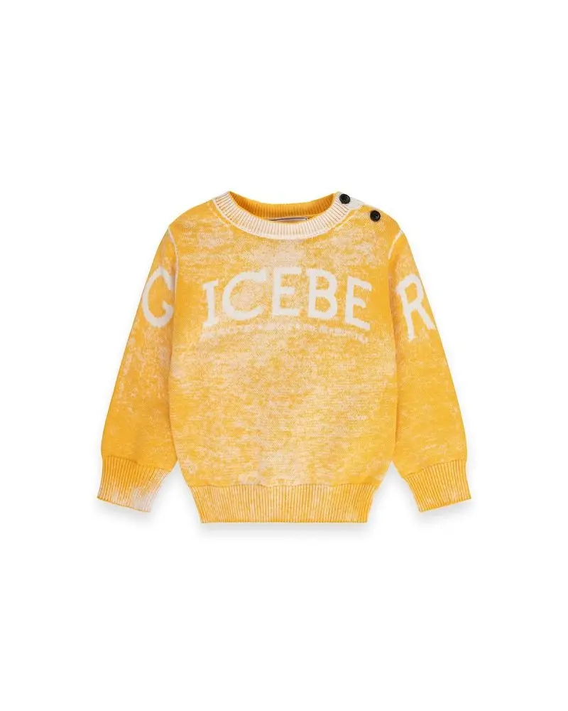 MAGLIONE GIALLO SFUMATO ICEBERG