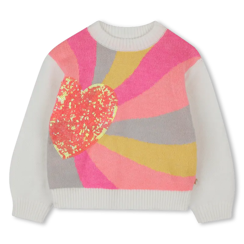 MAGLIONE MULTICOLOR CON PAILLETTES BILLIEBLUSH