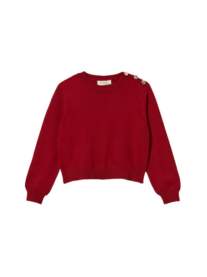 Maglione per bambina Twinset Kids con bottoni