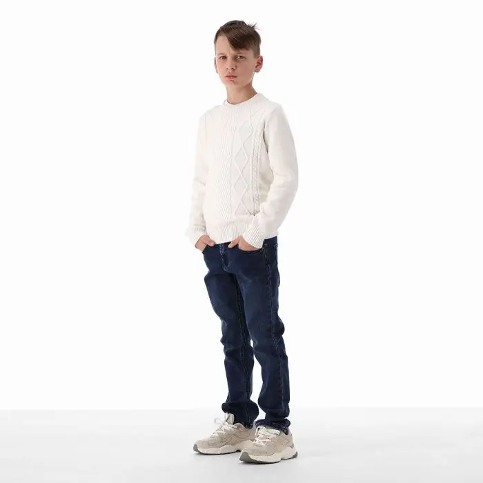 Maglione Tricot Trecce e Rombi Melby