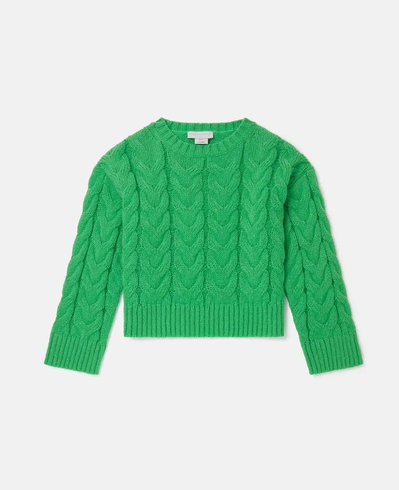 MAGLIONE VERDE STELLA MCCARTNEY