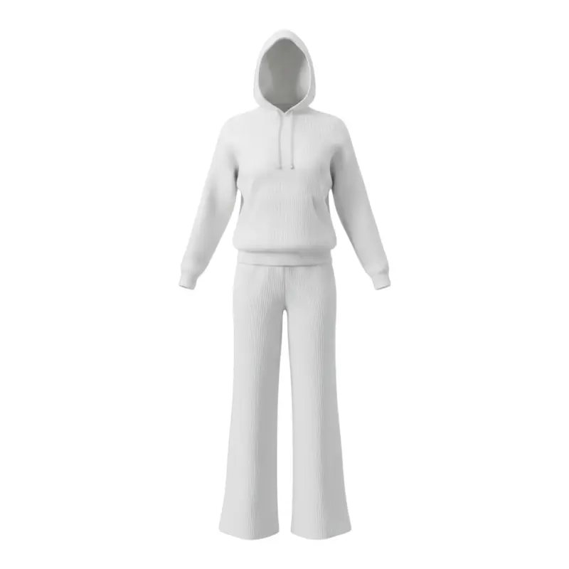 Manila Grace Completo 2Pz Felpa-Pantalone tinta unita Bianco per Bambina