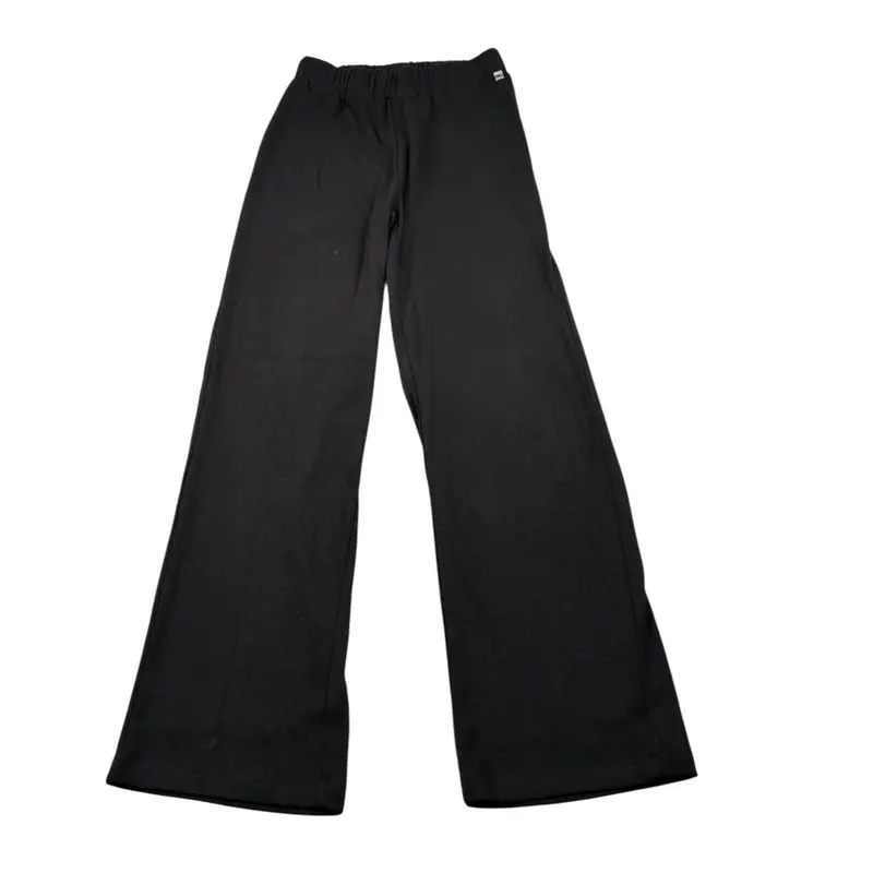Manila Grace Pantalone tinta unita Modello Palazzo Nero per Bambina