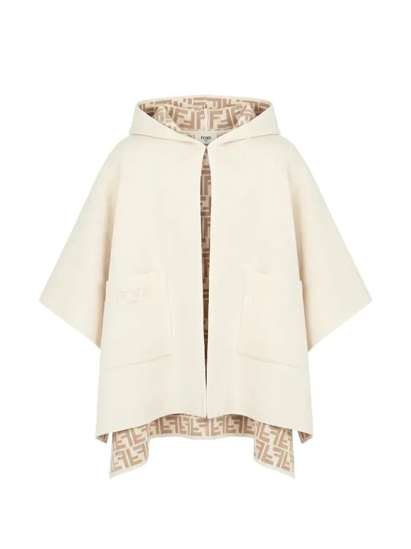 Mantella per bambina Fendi Kids reversibile