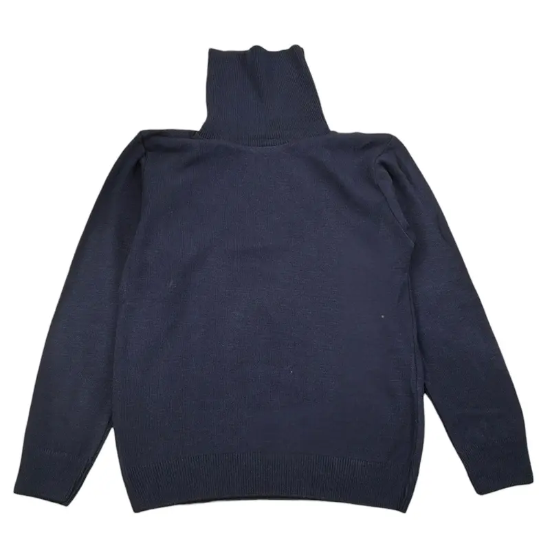Manuel & Frank Maglia Collo Alto tinta unita Blu per Bambino