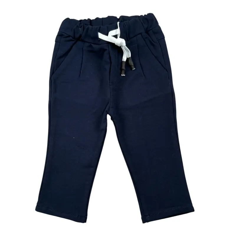 Manuel & Frank Pantalone Modello Tuta tinta unita con Elastico In Vita Blu per Neonato
