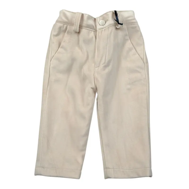 Manuel & Frank Pantalone tinta unita con Elastico In Vita Beige per Neonato