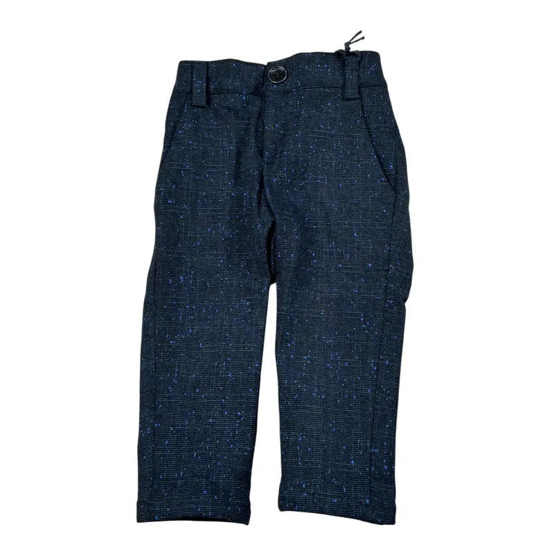 Manuel & Frank Pantalone tinta unita con Elastico In Vita Blu per Neonato